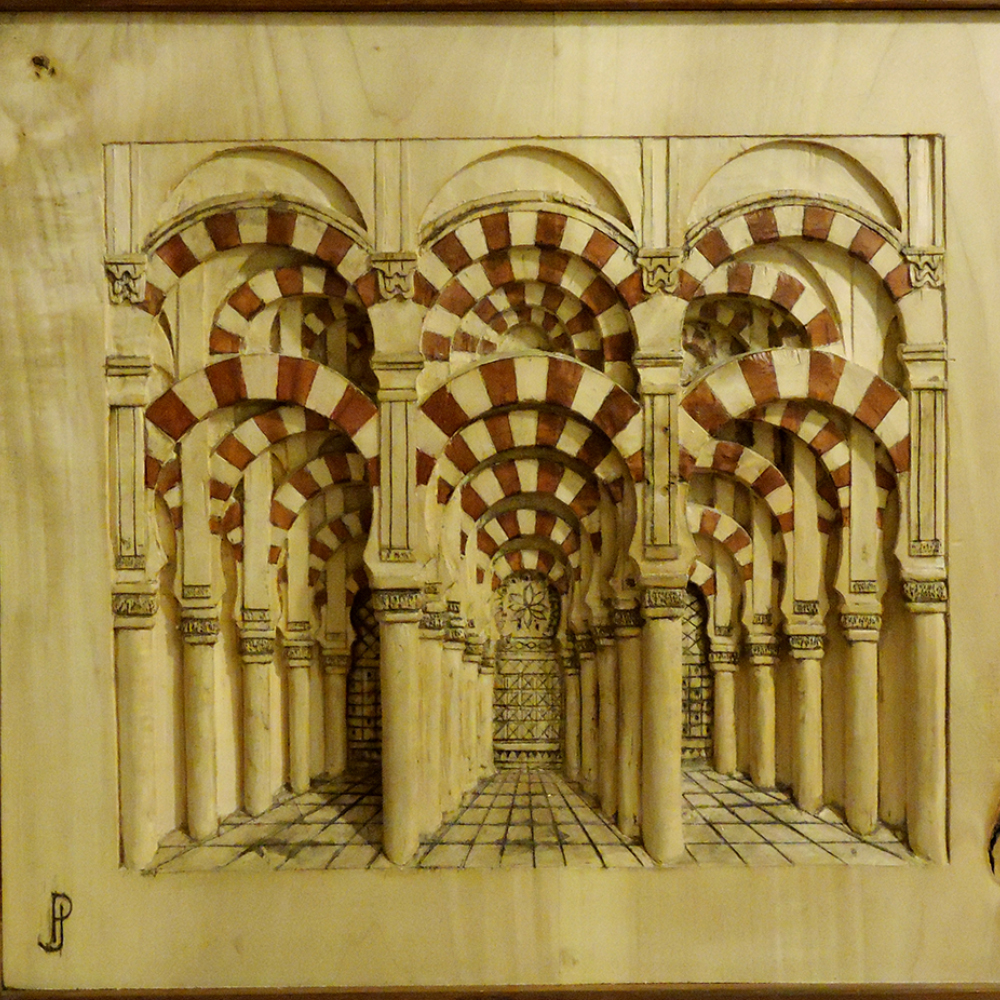 Escuela taller en madera Gubiarte. Obra de un alumno. Mezquita de Córdoba