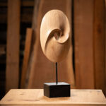 Talla en madera. Vórtice. Platano. 19x50x10.5cm. Gubiarte