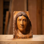 Talla en madera. Andrógino. Gubiarte