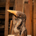 Talla en madera. La morada de Eremita. Gubiarte