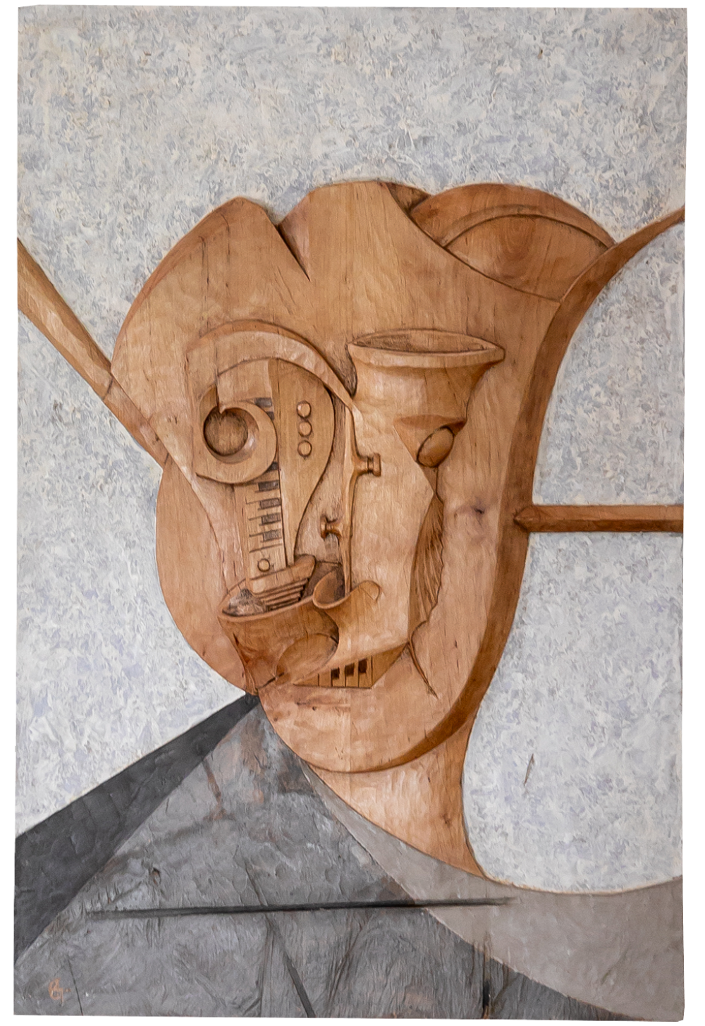 Talla en madera. Serie Instrumentos Imposibles. Gubiarte.