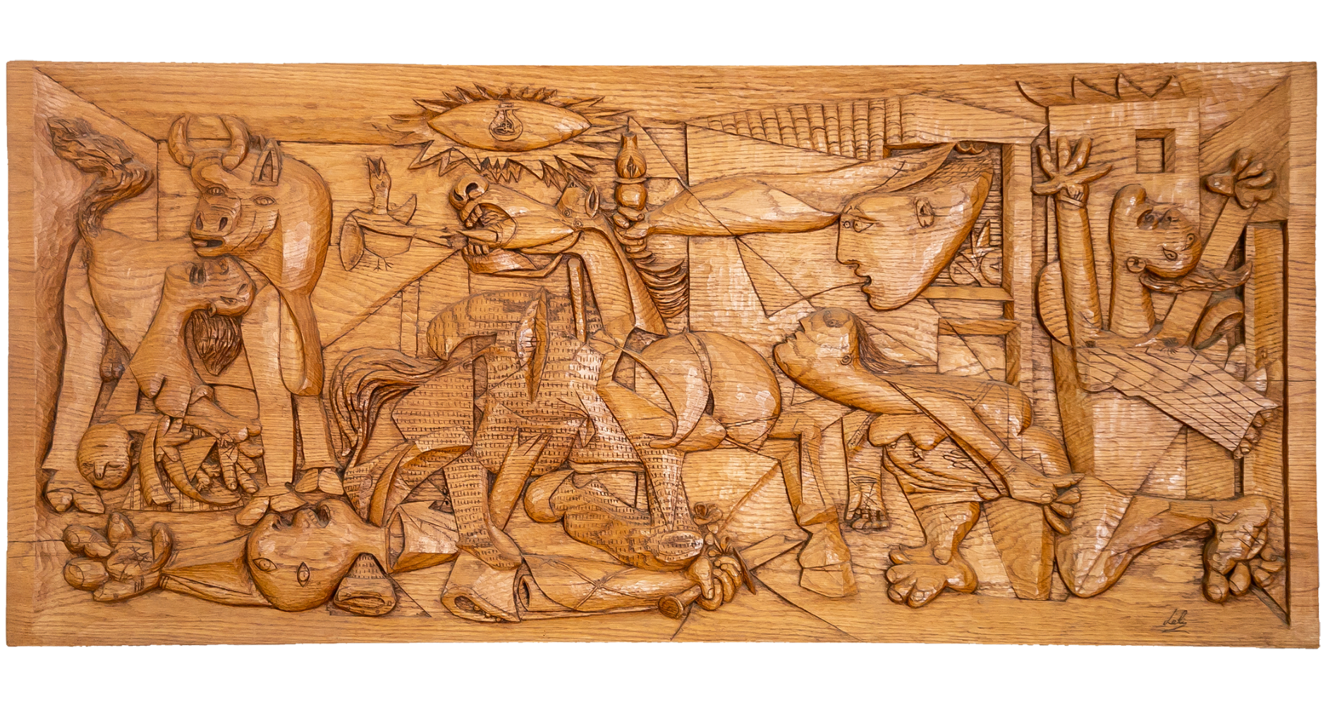 Talla en madera. Guernica. Gubiarte