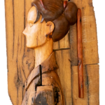 Talla en madera. Verta 2015. 51x158x19cm Gubiarte