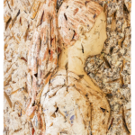 Talla en madera. Alicia. Serie retratos. Madera policromada. 79x115x27cm. Gubiarte