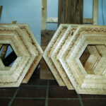 Talla en madera. Talla aplicada. Artesas palacio de Pastrana. Gubiarte