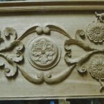 Talla en madera. Talla aplicada. Detalle. Gubiarte