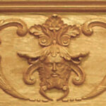 Talla en madera. Talla aplicada. Friso roble. Gubiarte