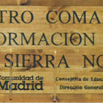 Talla en madera. Cartelería. Cartel Formación Juvenil Sierra Norte. Gubiarte