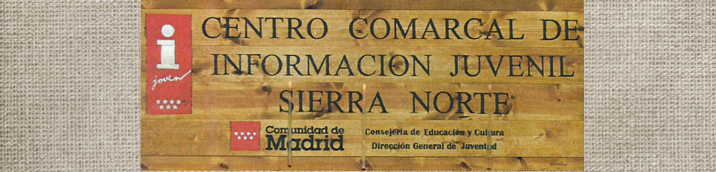 Talla en madera. Cartelería. Cartel Formación Juvenil Sierra Norte. Gubiarte