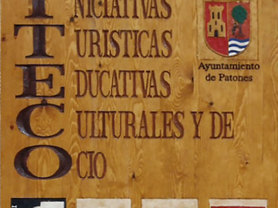 Talla en madera. Cartelería. Cartel CITECO. Gubiarte