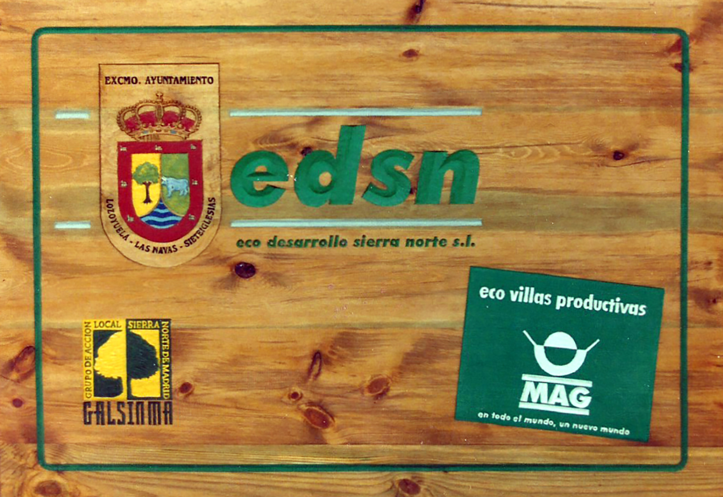 Talla en madera. Cartelería. Cartel EDSN. Gubiarte