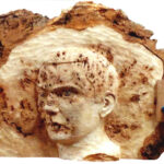 Talla en madera. Miguel Hernández. Gubiarte