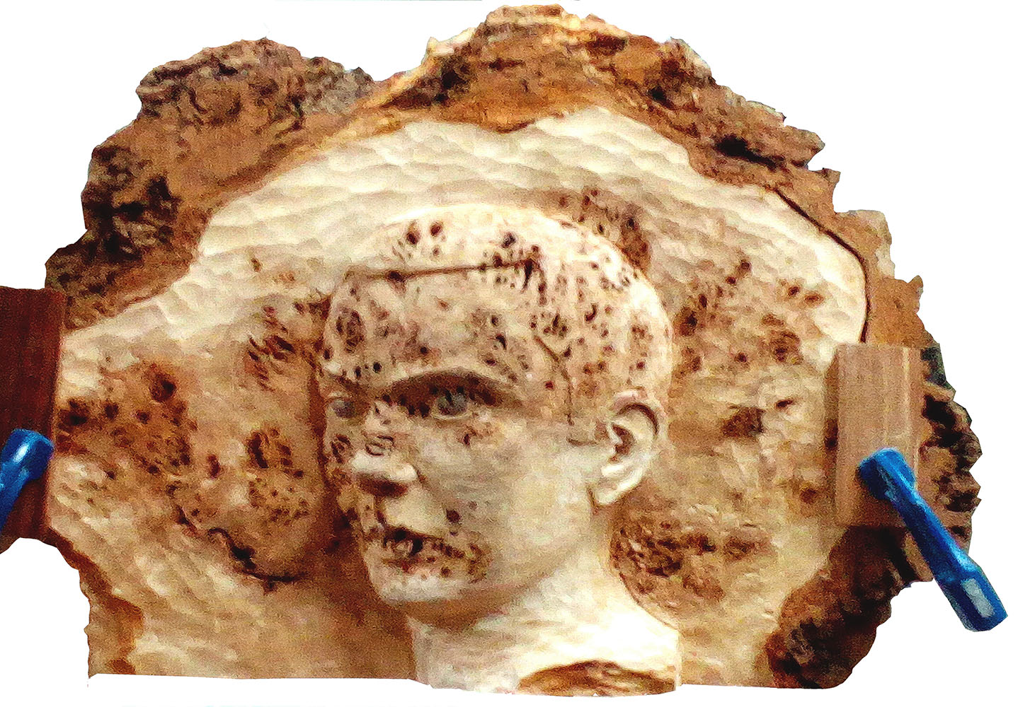 Talla en madera. Miguel Hernández. Gubiarte