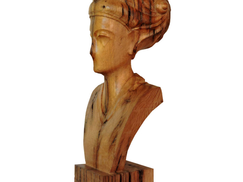 Talla en madera. Imagen V. Haya y Sapelli. Gubiarte